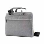 POFOKO A500 13 inch Portable Business Casual Polyester Multi-function Laptop Bag with Shoulder Strap(Grey)