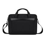 DJ06 Oxford Cloth Waterproof Wear-resistant Portable Expandable Laptop Bag for 15.6 inch Laptops, with Detachable Shoulder Strap(Black)