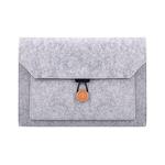 ND06 Multi-purpose Felt Button Laptop Inner Bag for 12.5 inch Laptop(Grey)