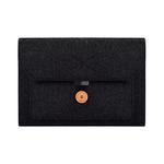 ND06 Multi-purpose Felt Button Laptop Inner Bag for 13.3 inch Laptop(Black)