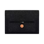 ND06 Multi-purpose Felt Button Laptop Inner Bag for 15.4 inch Laptop(Black)