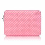 Diamond Texture Laptop Liner Bag, Size: 12-13 inch(Pink)