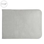 11.6 inch PU + Nylon Laptop Bag Case Sleeve Notebook Carry Bag, For MacBook, Samsung, Xiaomi, Lenovo, Sony, DELL, ASUS, HP(Grey)