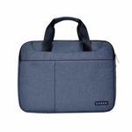 OSOCE S63 Breathable Wear-resistant Shoulder Handheld Zipper Laptop Bag For 15 inch and Below Macbook, Samsung, Lenovo, Sony, DELL Alienware, CHUWI, ASUS, HP (Blue)