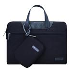 15.4 inch Cartinoe Business Series Exquisite Zipper Portable Handheld Laptop Bag with Independent Power Package for MacBook, Lenovo and other Laptops, Internal Size:35.0x24.0x3.0cm(Black)