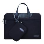 15.6 inch Cartinoe Business Series Exquisite Zipper Portable Handheld Laptop Bag with Independent Power Package for MacBook, Lenovo and other Laptops, Internal Size:36.5x24.0x3.0cm(Black)