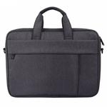 DJ03 Waterproof Anti-scratch Anti-theft One-shoulder Handbag for 15.6 inch Laptops, with Suitcase Belt(Black)