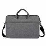 ST01S Waterproof Oxford Cloth Hidden Portable Strap One-shoulder Handbag for 14.1 inch Laptops (Dark Gray)
