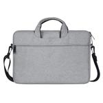 ST01S Waterproof Oxford Cloth Hidden Portable Strap One-shoulder Handbag for 15.6 inch Laptops(Light Grey)