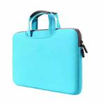 15.4 inch Portable Air Permeable Handheld Sleeve Bag for MacBook Air / Pro, Lenovo and other Laptops, Size: 38x27.5x3.5cm (Green)