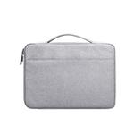 Oxford Cloth Waterproof Laptop Handbag for 14.1 inch Laptops, with Trunk Trolley Strap(Grey)