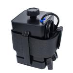 3 Sections 18650/26650 IPX7 Waterproof Battery Box with 12v Round Head & 5v USB Connector Output Voltage Does Not Include Battery(Black)
