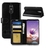 For LG Stylol 4  Crazy Horse Texture Horizontal Flip Leather PU + TPU Case with Wallet & Holder & Card Slots (Black)
