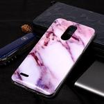 Marble Pattern Soft TPU Case For LG K8 (2018)(Purple)