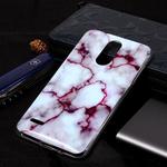 Marble Pattern Soft TPU Case For LG K8 (2018)(Red)