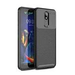 Carbon Fiber Texture Shockproof TPU Case for LG K40 (Black)