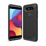 MOFI Brushed Texture Carbon Fiber TPU Case for LG Q8(Black)