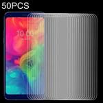 50 PCS 9H 2.5D Tempered Glass Film for LG Q7