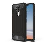 For LG G7 ThinQ Full-body Rugged TPU + PC Combination Back Cover Case (Black)