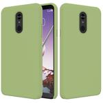 Solid Color Liquid Silicone Dropproof Protective Case for LG Q Stylo 5 (Green)