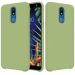 Ultra-thin Liquid Silicone Dropproof Protective Case for LG K40(Green)