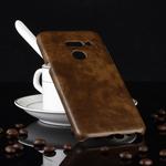 Shockproof Litchi Texture PC + PU Case for LG G8 ThinQ (Brown)