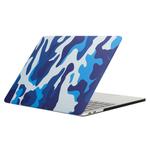 For 2016 New Macbook Pro 13.3 inch A1706 & A1708 Blue Camouflage Pattern Laptop Water Decals PC Protective Case