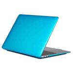 For MacBook Air 13.3 inch A1932 2018 & A2179 2020 & A2337 Laptop Crystal Style Protective Case(Lake Blue)