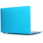 For MacBook Air 13.3 inch A1932 2018 & A2179 2020 & A2337 Laptop Matte Style Protective Case(Lake Blue)