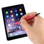 Resistive Capacitive Touch Screen Precision Touch Double Tip Stylus Pen(Red)