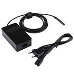 A1625 15V 2.58A 44W AC Power Supply Charger Adapter for Microsoft Surface Pro 6 / Pro 5 (2017) / Pro 4, EU Plug