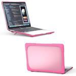 For MacBook Pro 13 inch 2022 & A2289 / A2251 / A2338 2020 PC + TPU Two Colors Laptop Protective Case(Red)