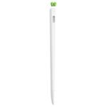 LOVE MEI For Apple Pencil 2 Carrot Shape Stylus Pen Silicone Protective Case Cover(White)