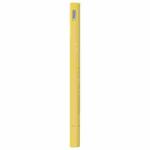 LOVE MEI For Apple Pencil 2 Triangle Shape Stylus Pen Silicone Protective Case Cover(Yellow)