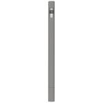 LOVE MEI For Apple Pencil 1 Triangle Shape Stylus Pen Silicone Protective Case Cover (Grey)