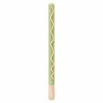 LOVE MEI For Apple Pencil 2 Stripe Design Stylus Pen Silicone Protective Case Cover (Green)