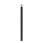 LOVE MEI For Apple Pencil 2 Middle Finger Shape Stylus Pen Silicone Protective Case Cover (Black)