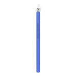 LOVE MEI For Apple Pencil 2 Middle Finger Shape Stylus Pen Silicone Protective Case Cover (Blue)