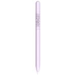 LOVE MEI For Apple Pencil 1 Number Letter Design Stylus Pen Silicone Protective Case Cover(Purple)