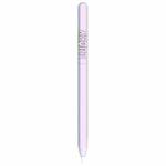 LOVE MEI For Apple Pencil 2 Number Letter Design Stylus Pen Silicone Protective Case Cover (Purple)