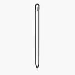 Metal Matte Non-slip Stylus Pen Protective Case for Apple Pencil 2 (Black)