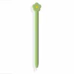 Cute Cartoon Silicone Protective Cover for Apple Pencil 1(Green)