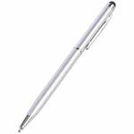 2 in 1 Universal Mobile Phone Writing Pen with Common Writing Pen Function (Silver)