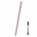 Universal Nano Disc Nib Capacitive Stylus Pen with Magnetic Cap & Spare Nib (Rose Gold)