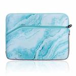 Simple Marble Pattern Neoprene Fashion Sleeve Bag Laptop Bag for MacBook 13.3 inch(Green)
