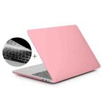 ENKAY Hat-Prince 2 in 1 Frosted Hard Shell Plastic Protective Case + US Version Ultra-thin TPU Keyboard Protector Cover for 2016 New MacBook Pro 13.3 inch without Touchbar (A1708)(Pink)