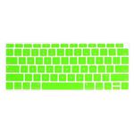 ENKAY Hat-prince US Version of The Notebook Ultra-thin  Silicone Color Keyboard Protective Cover for MacBook Air 13.3 inch A1932 (2018)(Green)