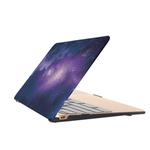 For Macbook Pro Retina 12 inch Starry Sky Patterns Apple Laptop Water Decals PC Protective Case(Blue)