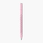 For Apple Pencil (USB-C) Diamond Pattern Silicone Stylus Pen Protective Case (Pink)