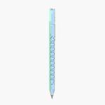 For Apple Pencil (USB-C) Diamond Pattern Silicone Stylus Pen Protective Case (Sky Blue)